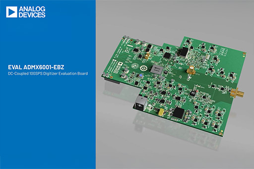Analog Devices EVAL ADMX6001‑EBZ high‑speed digitizer evaluation board product image