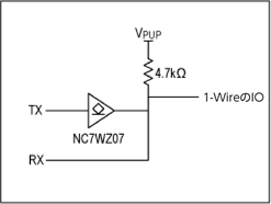 図3. オープンドレインに対応するためにICを使用して構成したバッファ回路