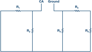 図 5 . テブナン抵抗 RTH の測定
