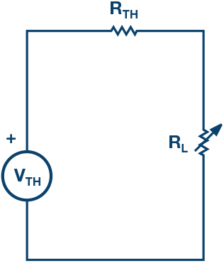 図 6 . テブナンの定理によって得た等価構成