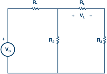 図 7. 最大電力伝送定理について確認するための回路