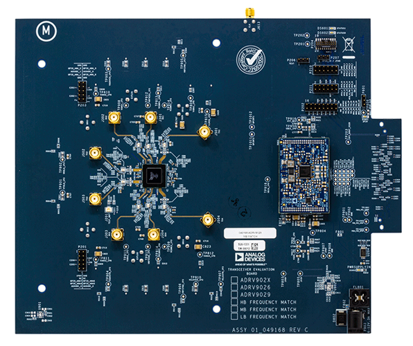 ADRV9029 Evaluation Board - Top View