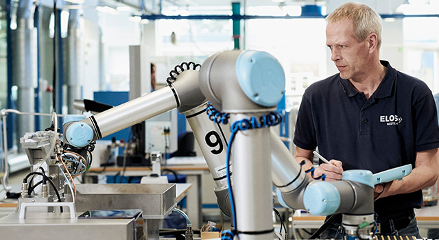 Universal Robots' cobot in action